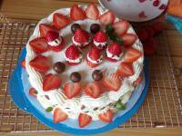 营养丰富的草莓奶油蛋糕的做法图解十五