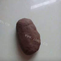 萌萌哒熊猫紫薯包做法图解5)