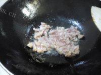 家常菜包菜炒肉丝做法图解2)