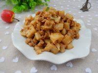 家常菜肉末藕丁