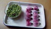 美味木槿花豌豆羹做法图解1)