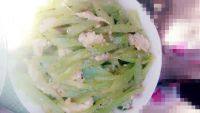 家常菜莴笋炒肉