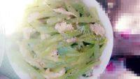 家常菜莴笋炒肉