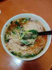 美味的香菜鱼腥草面做法图解4)