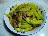 美味可口的黄瓜炒肉