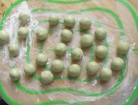 美味的抹茶杏仁汤圆做法图解9)