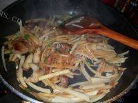 家常菜凉薯炒肉