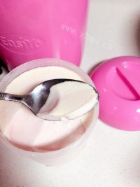 美味的紫薯酸奶做法图解5)