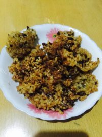独特的炸梅菜锅巴做法图解6)