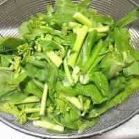 家常菜清炒白菜苔做法图解1)