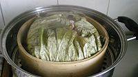 自制荷叶蒸饭做法图解8)