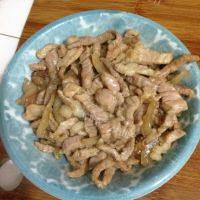 家常菜肉丝炒豆干做法图解6)