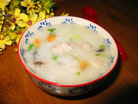美味的皮蛋瘦肉粥