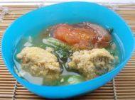 香鲜至极的蔬菜肉丸汤
