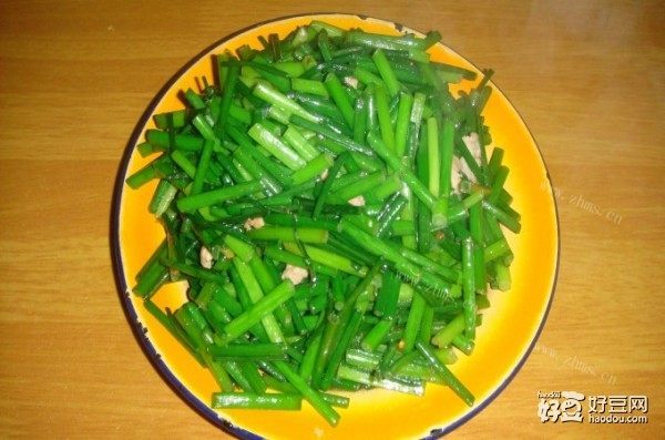 肉炒韭苔