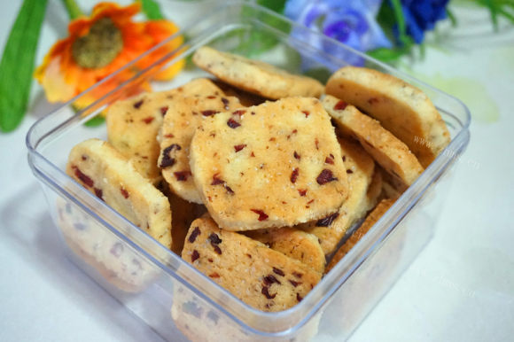 芳香四溢的蔓越莓饼干