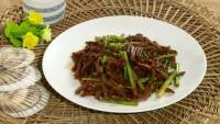 家常菜干煸牛肉丝