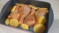 美味的烤鸡腿做法图解3)