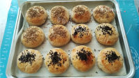 名小吃蟹壳黄烧饼做法图解25)