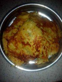 自己做的土豆鸡蛋饼