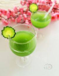 美味的青瓜蜂蜜柠檬饮做法图解7)