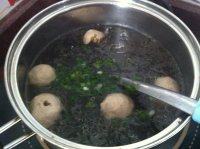 家常菜紫菜肉丸汤