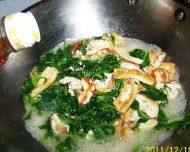 家常菠菜烧豆腐