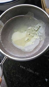 香甜的抹茶布丁做法图解5)