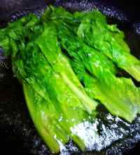 特下饭的蚝油生菜做法图解4)