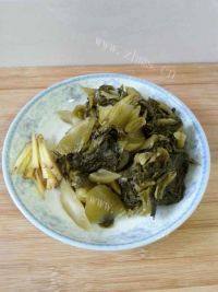 家常菜酸菜肉片做法图解4)