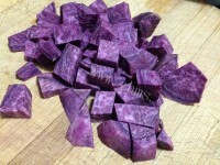 美味的紫薯豆浆做法图解1)