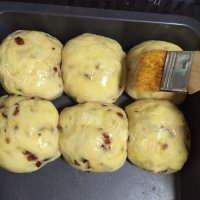 蔓越莓奶酪面包做法图解13)