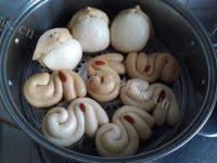自己做的小兔子馒头