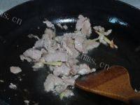 家常菜西葫芦炒肉片做法图解4)