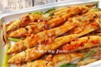 美味的豆酱煎焗沙尖鱼做法图解5)