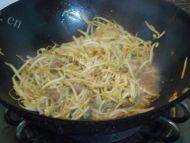 家常菜肉丝炒豆芽