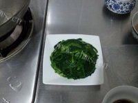 诱人的姜汁菠菜做法图解7)