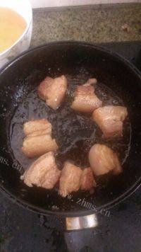 家常菜红烧肉炖干豆角做法图解6)