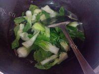家常菜小白菜肉丸汤做法图解12)