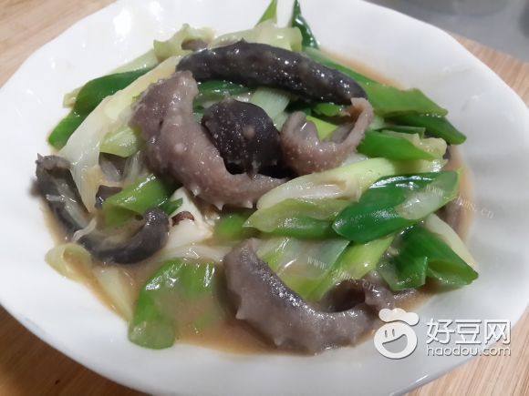 大葱炒海参