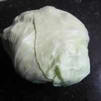 圆白菜炒肉做法图解1)