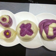 香气浓郁的紫薯馒头