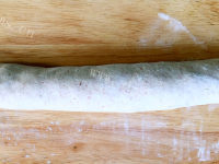 美味的花生渣子葱花饼做法图解9)