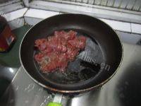 家常菜茶树菇炒牛肉做法图解4)