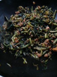 美味的肉末雪里蕻做法图解9)