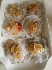美味的蒜蓉粉丝蒸扇贝做法图解8)