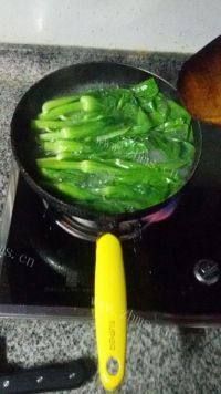 家常菜白灼广东菜心做法图解4)