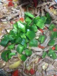 家常菜辣炒牛肉