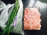 韭菜猪肉煎饼做法图解5)