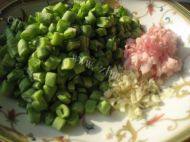 开胃的榄菜肉末四季豆做法图解2)